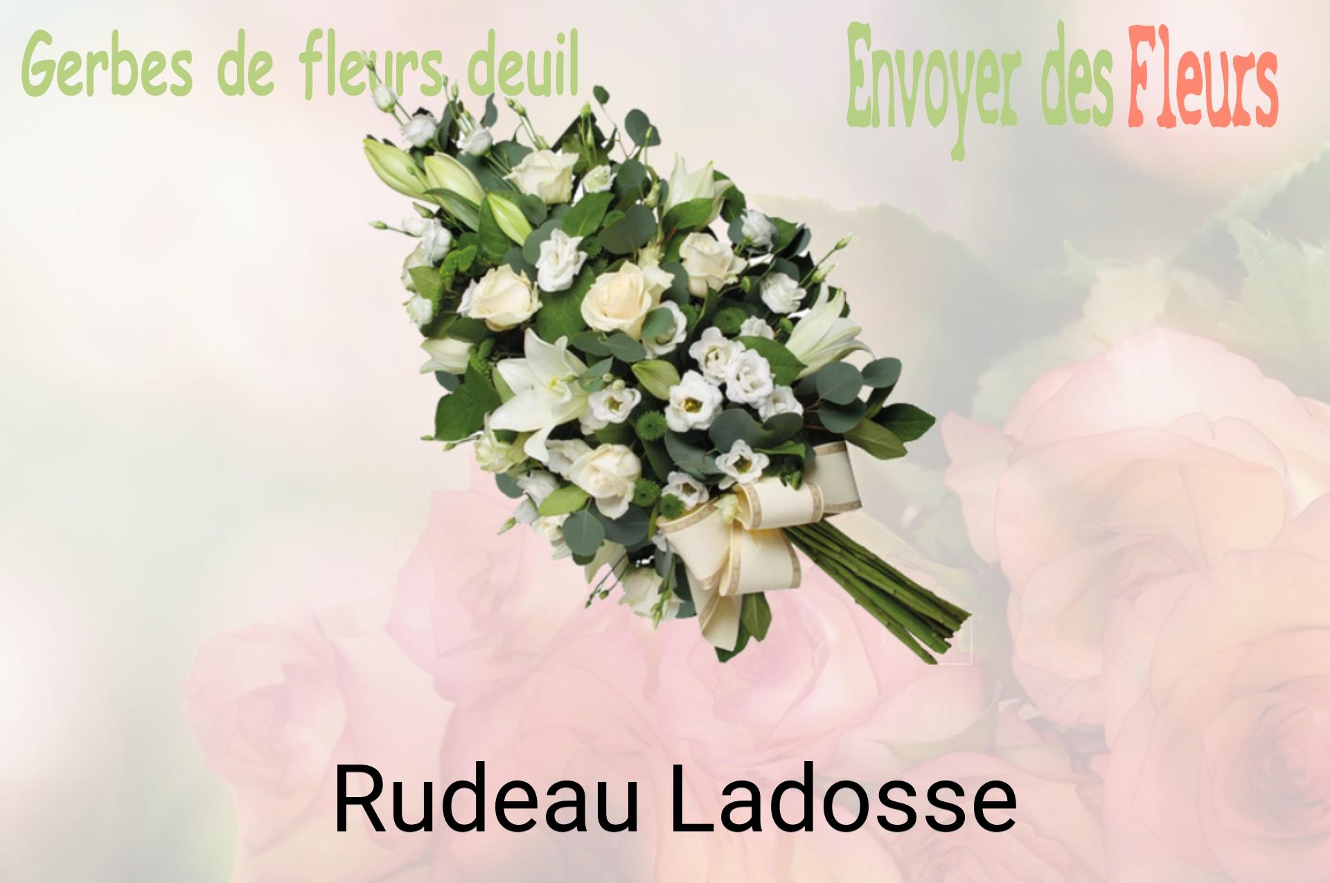 Gerbe de fleurs de deuil livrée à Rudeau-Ladosse